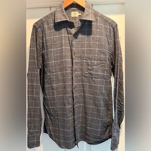 Faherty Plaid Flannel Shirt M Small | Soft Stretch Cotton | Coastal Heritage